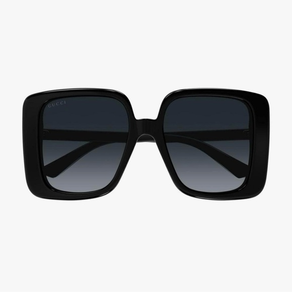 Gucci GG1314S  Sunglasses, Black/Grey Shaded,
55/19/140, Black/Grey/Gold Logo main image 11